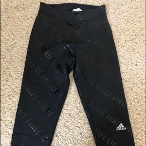 Adidas workout leggings